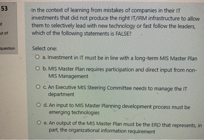53 d In the context of learning from mistakes of