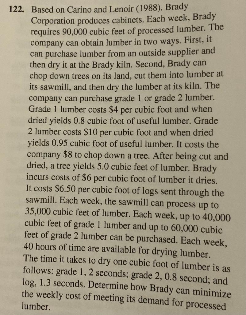 Please solve using spreadsheet and Simplex LP.