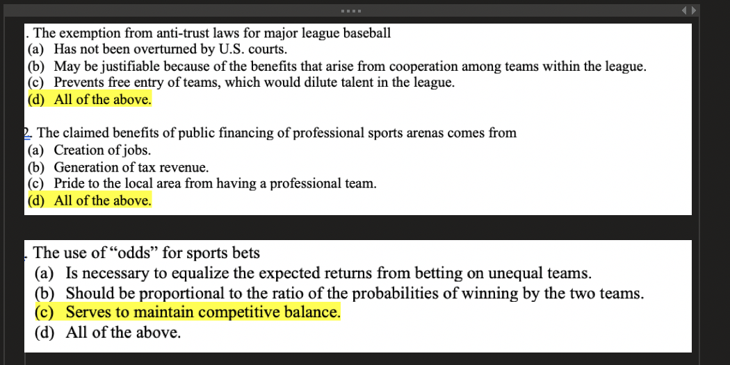 please explain all The exemption from anti-trust