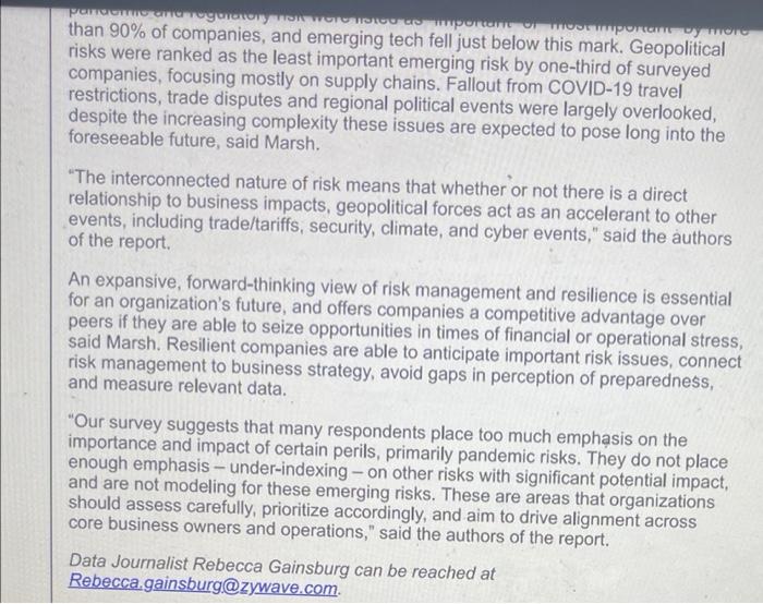 The vast majority of large and midsize