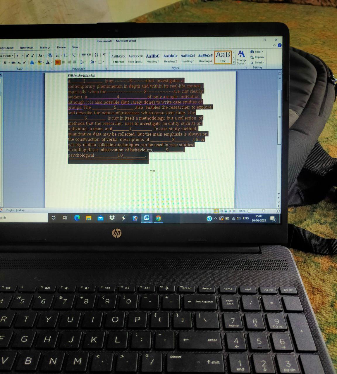 Documenti - Microsoft Word age Layout References