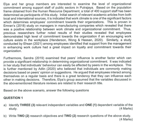 Elya and her group members are interested to