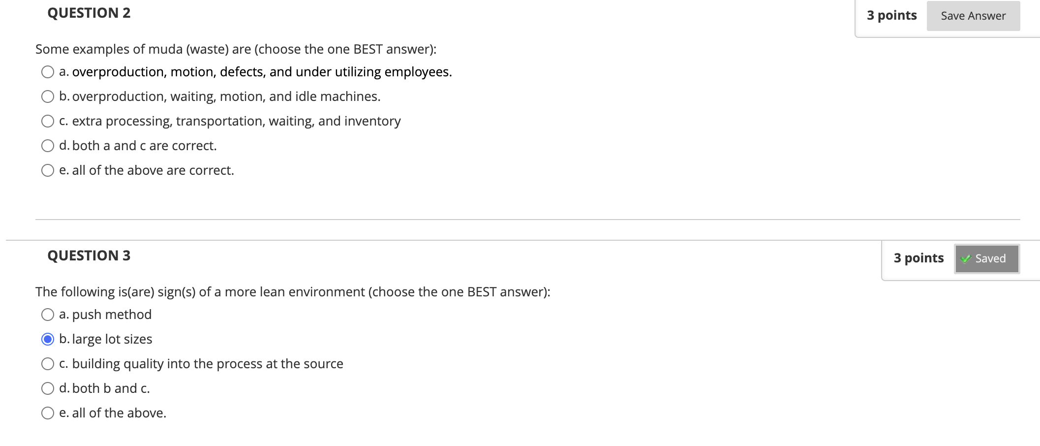 Please answer both, Thank you!! QUESTION 2 Some