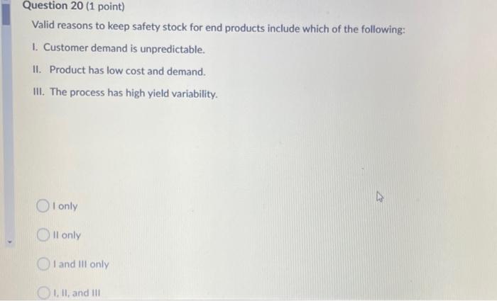 Question 16 (1 point) Suved All of the following