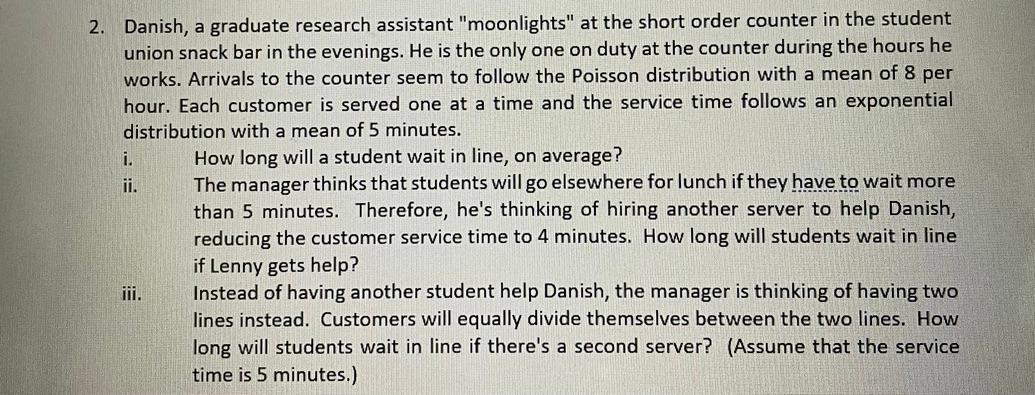 2. Danish, a graduate research assistant