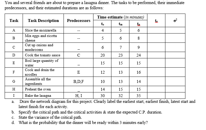 al B D You and several friends are about to