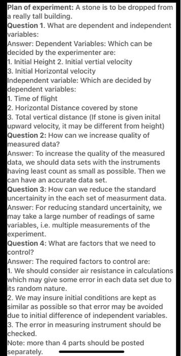 Required Elements for All Lab Reports (4 pts) A