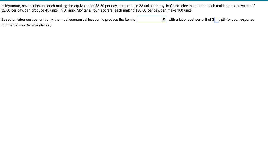 In Myanmar, seven laborers, each making the