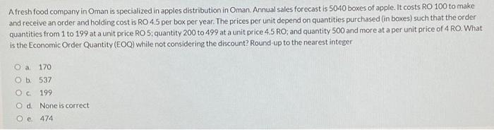 Afresh food company in Oman is specialized in