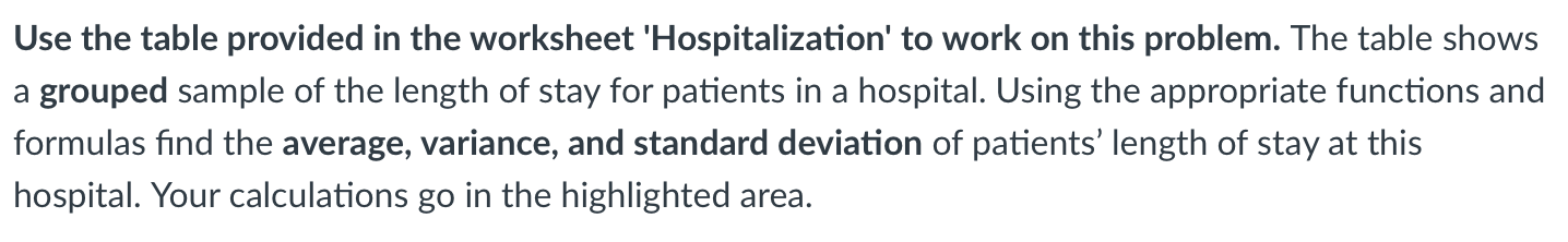 Use the table provided in the worksheet