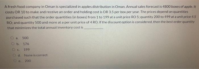 A local manufacturer of toys produces several