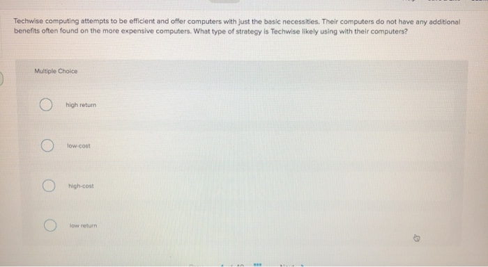 Techwise computing attempts to be efficient and