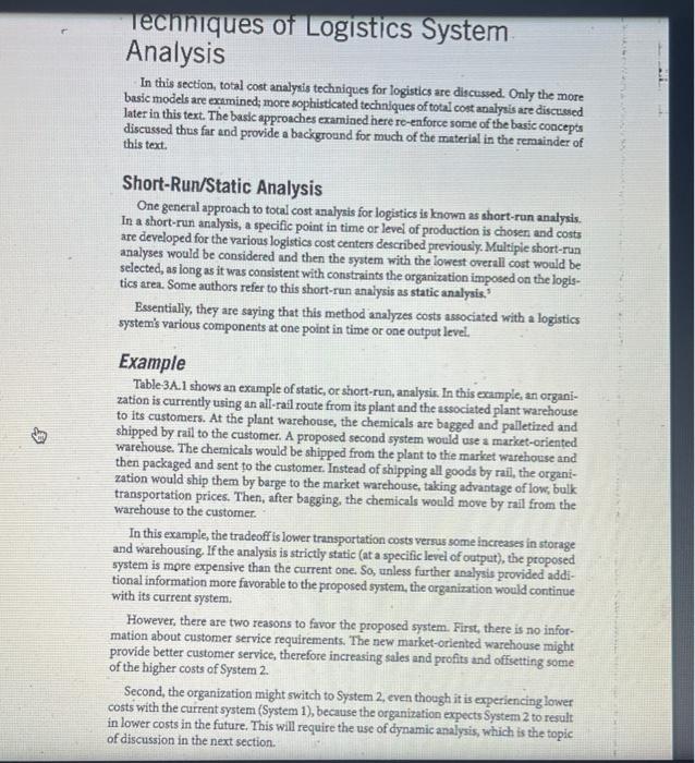 marketing logistics and chn management please