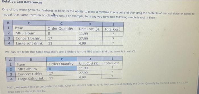 H RELATIVE CELL REFERENCES Growth Rate (Expacted)