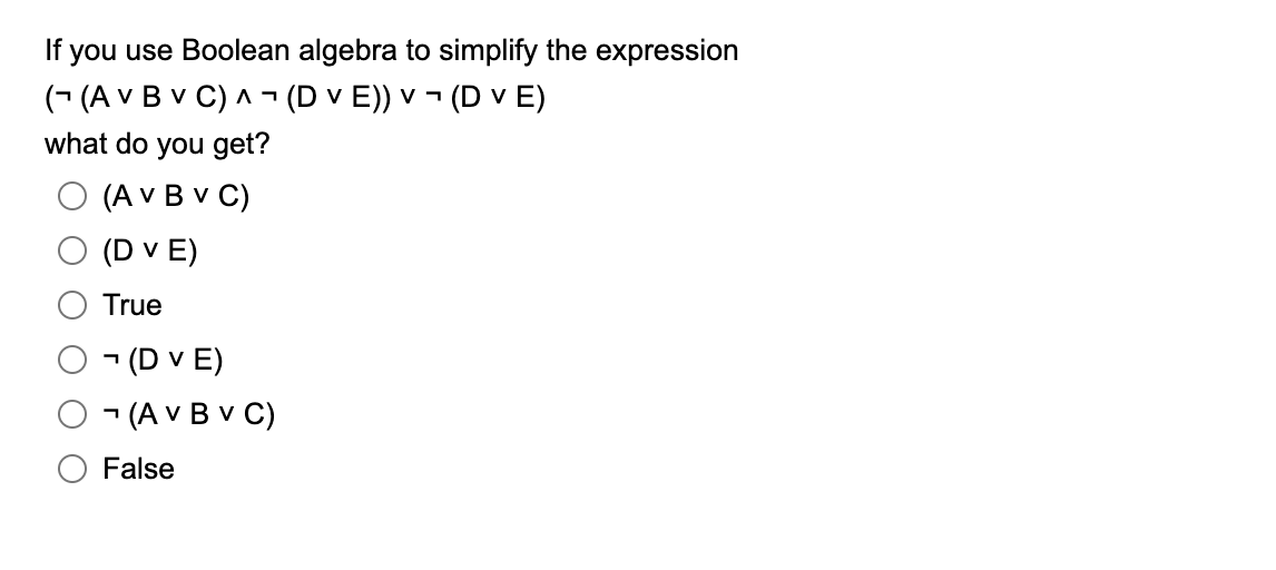 If you use Boolean algebra to simplify the