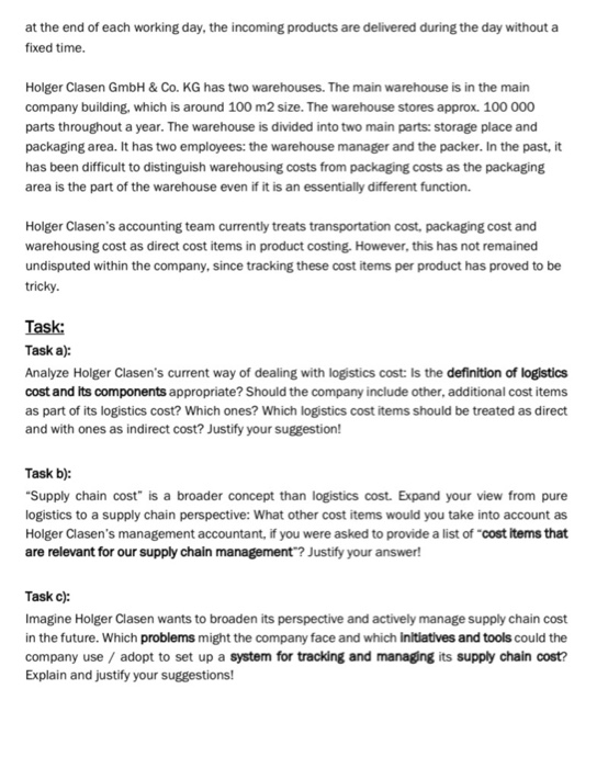 Holger Clasen GmbH & Co. KG (in the following: