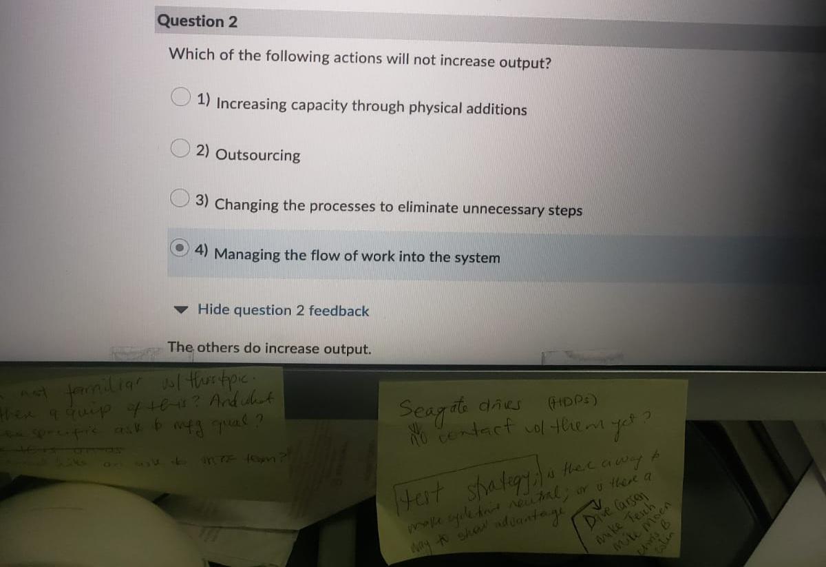 Question 2 Which of the following actions will