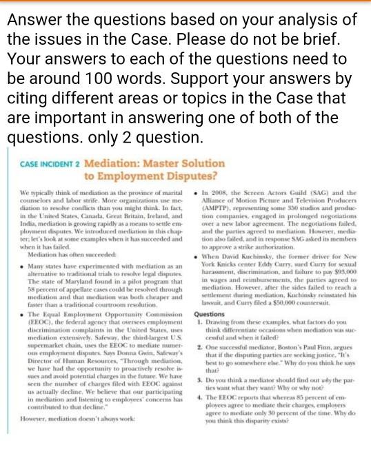 question#3 Answer the questions based on your