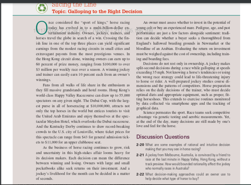 Please answer all discussion question in short