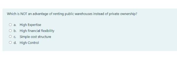 Which is NOT an advantage of renting public