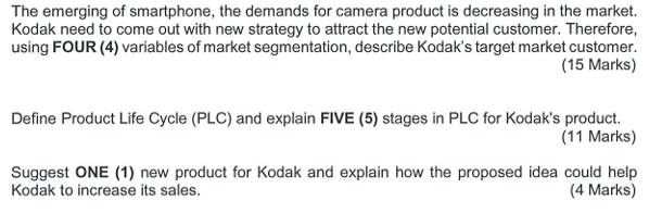 Q5 a,b,c THIS IS MY PRINCIPAL MARKETING TEST PLS