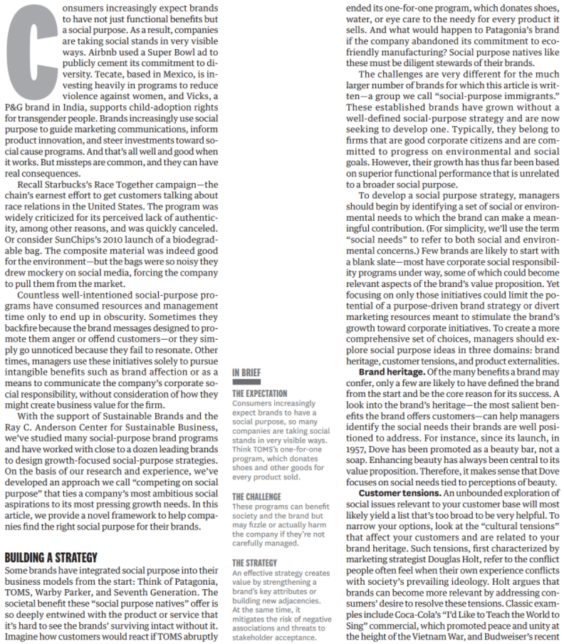 2. From the article "Competing on Social