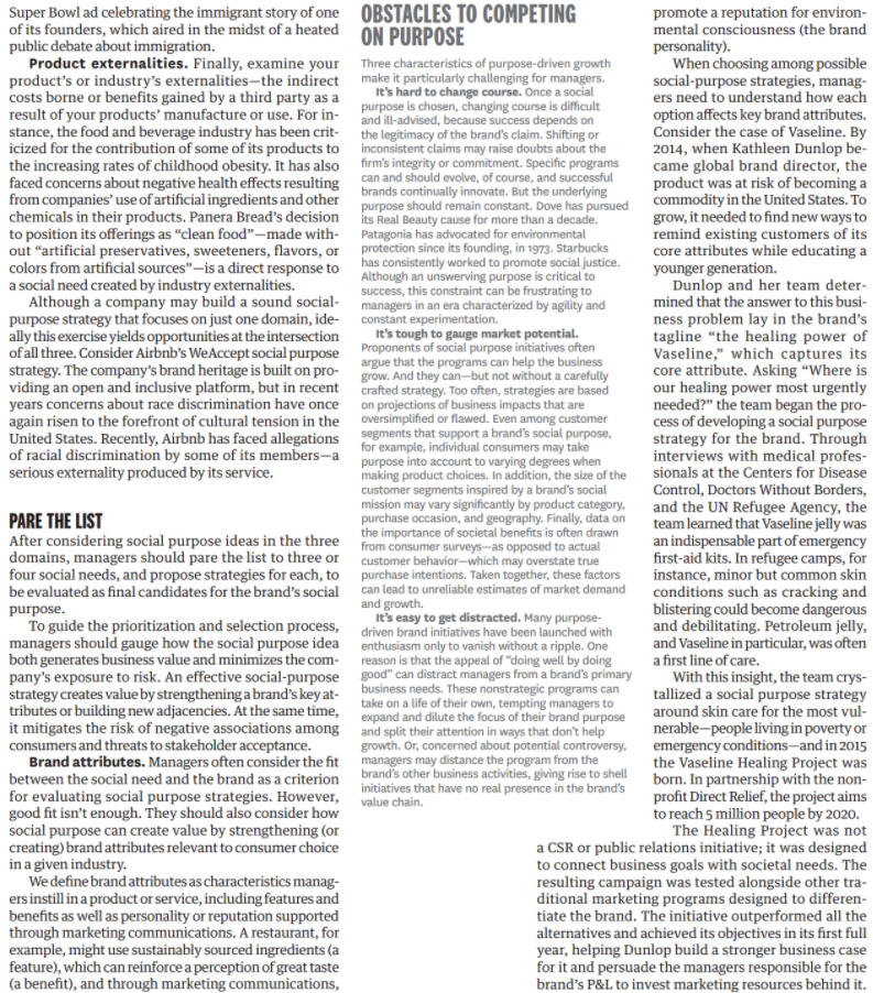 2. From the article "Competing on Social