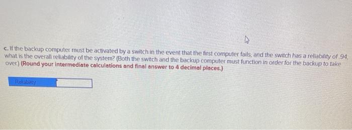Problem 45-4 (Algo) A product engineer has