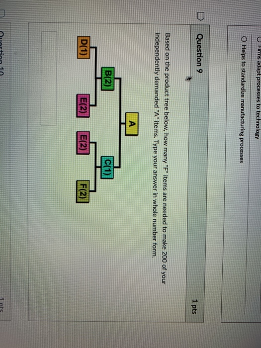 U Firms adapt processes to technology O Helps to