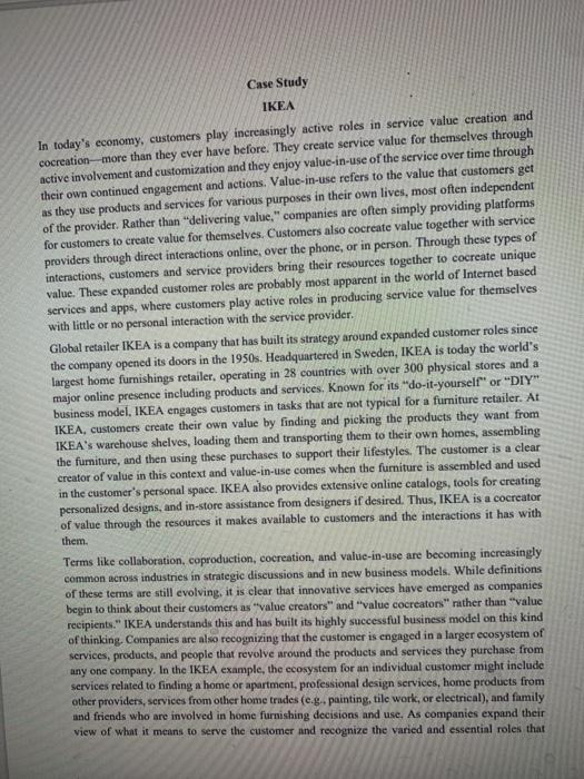 3- discuss the customers role as a productive