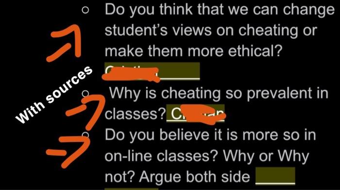 7 7 o Do you think that we can change student's