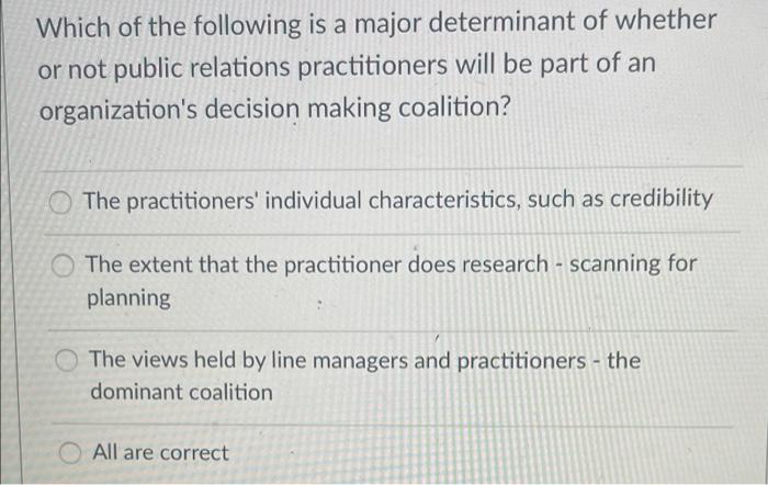 Which of the following is a major determinant of