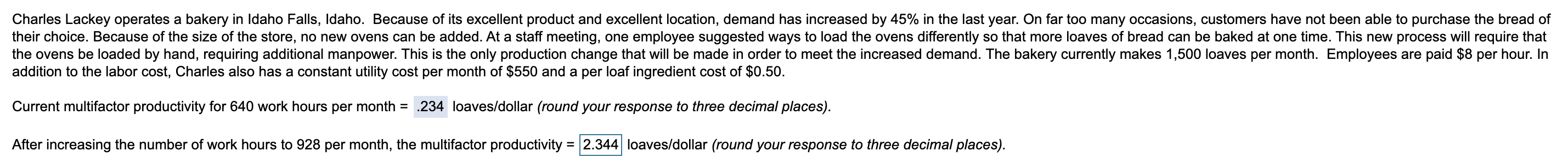 I need help on the second question. I have an