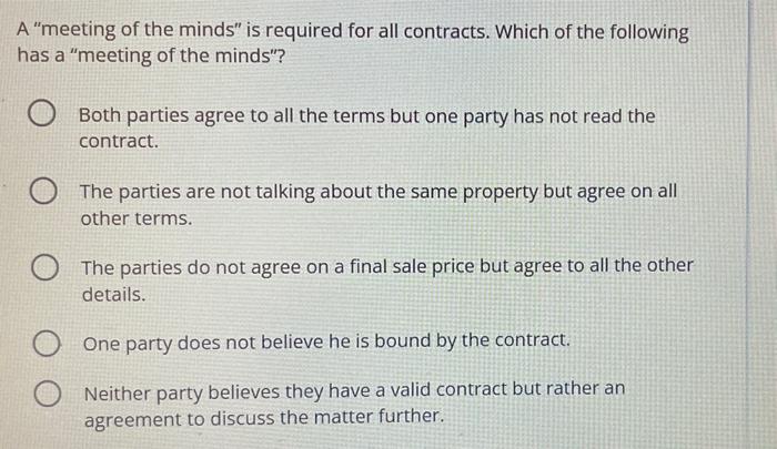 please answer this question A "meeting of the