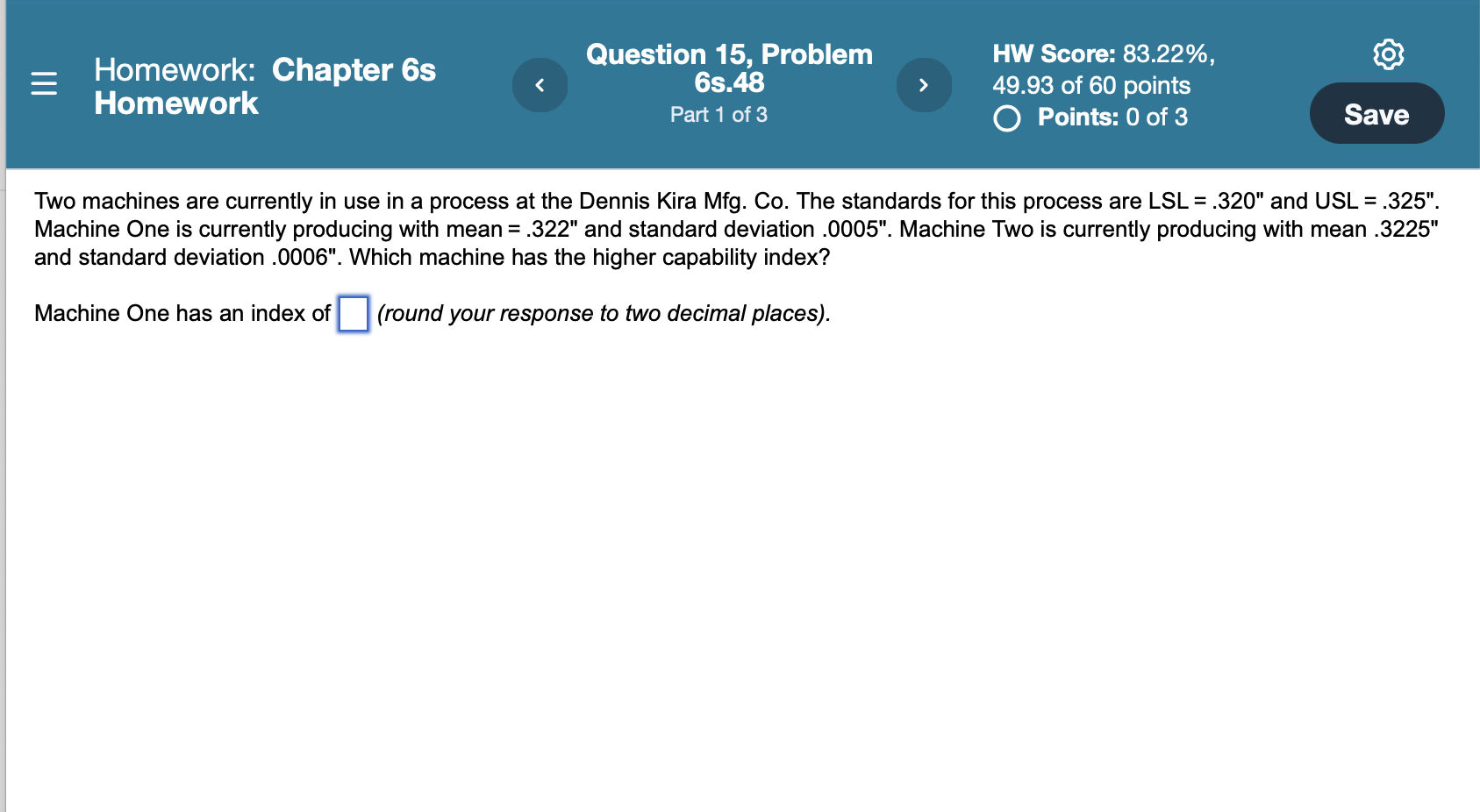 hi can i get help with machine one and two index