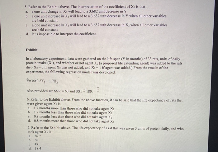5. Refer to the Exhibit above. The interpretation