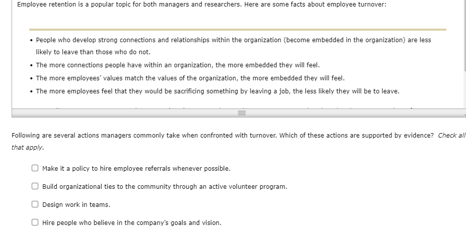 - People who develop strong connections and