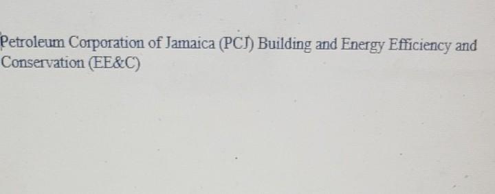Petroleum Corporation of Jamaica (PCT) Building