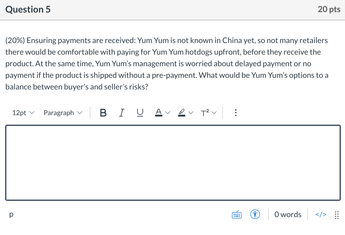 Can you only answer question 5 please Imagine
