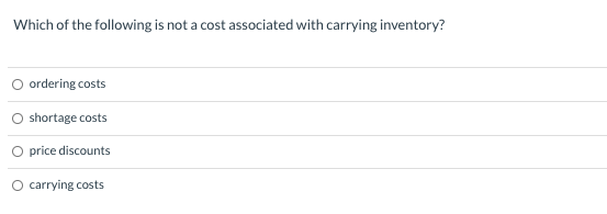 Which of the following is not a cost associated