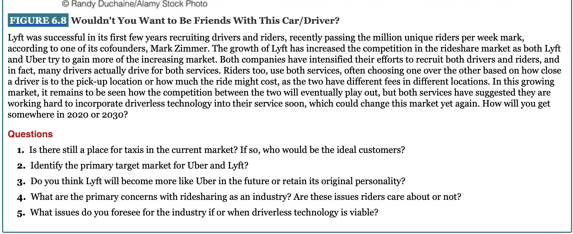 Taxi, Uber, or Do You Need a Lyft? Before 2009,