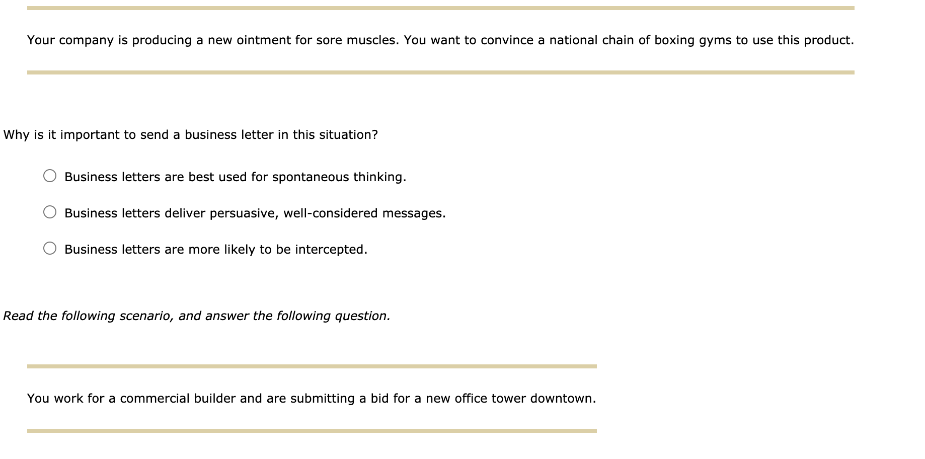 1. Routine Messages: E-mails, Memos, and Letters