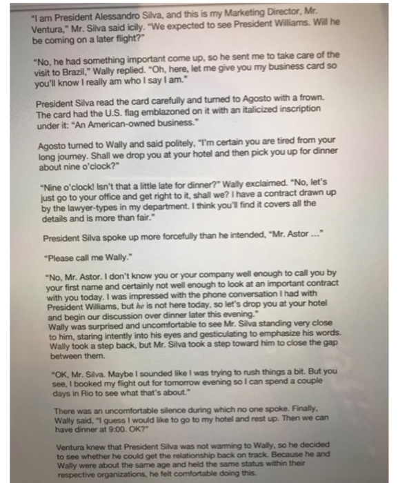 Case Study Miscommunications with a Brazilian