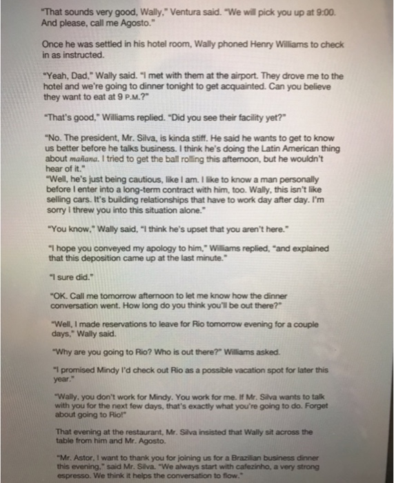 Case Study Miscommunications with a Brazilian