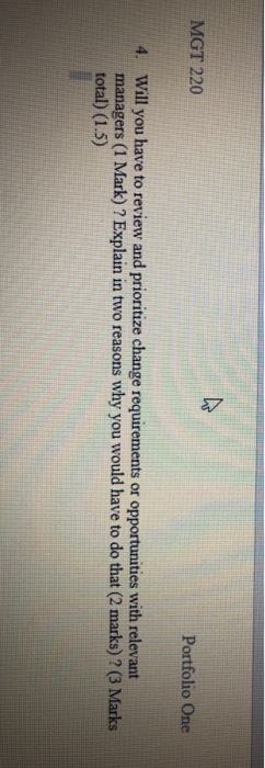 mgt 220 Management practices differ from property