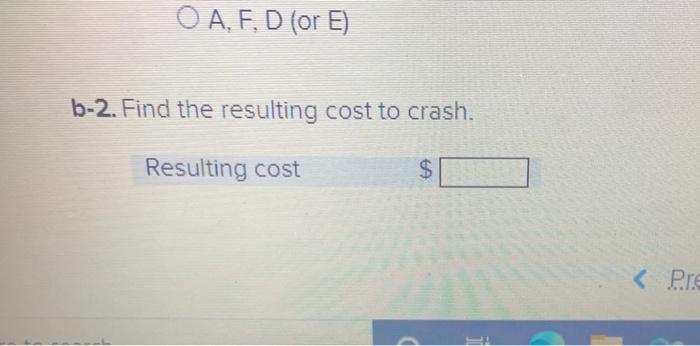 Here is a network with the activity times shown
