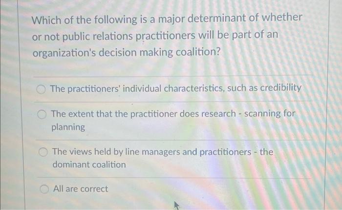 Which of the following is a major determinant of