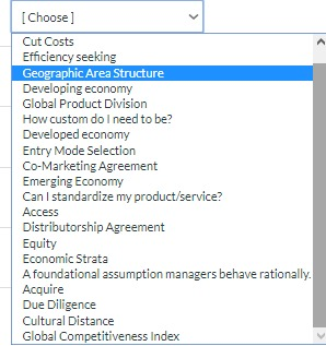 match the correct answer. 1. an emerging economy