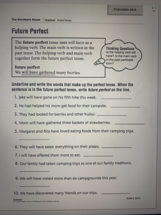 Projectable 22.6 The Birchbark House Grammar