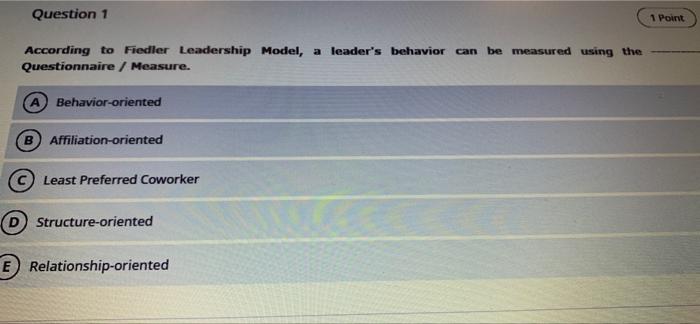 Question 4 1 Point Jassim is a Team Leader with a